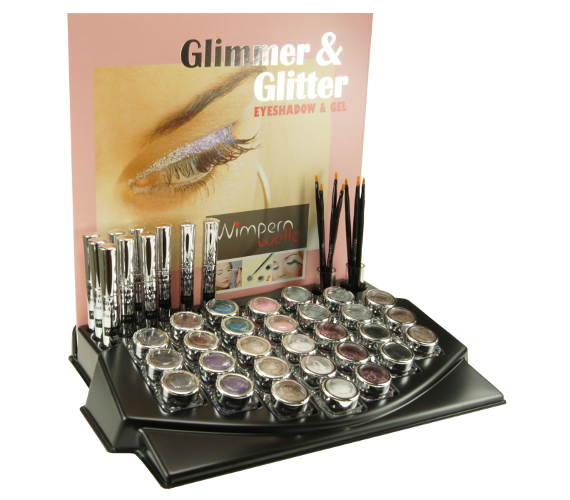Glimmer & Glitter stand de prezentare